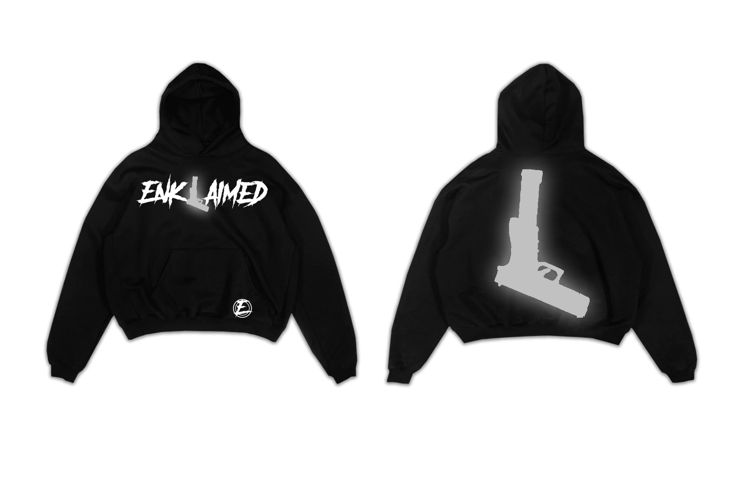 Reflective Glock Hoodie - Black ( Enklaimed )