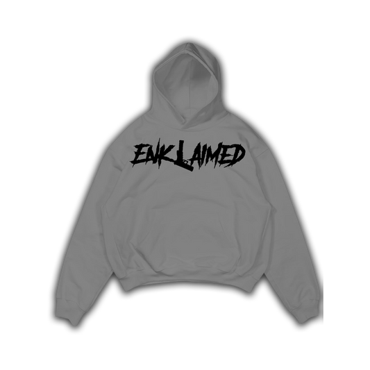 Grey Simple Enklaimed Hoodie