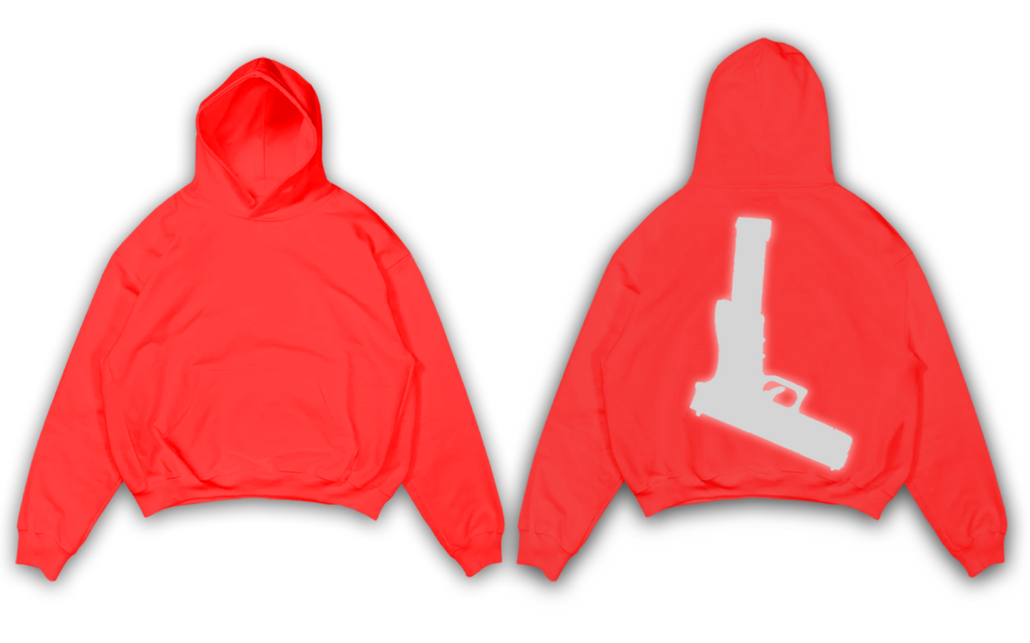 Glock Only Reflective Hoodie - Red