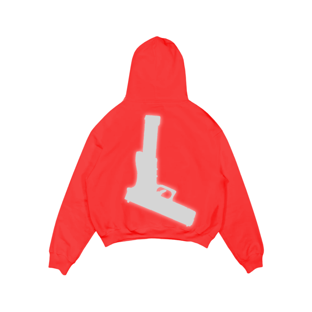 Glock Only Reflective Hoodie - Red